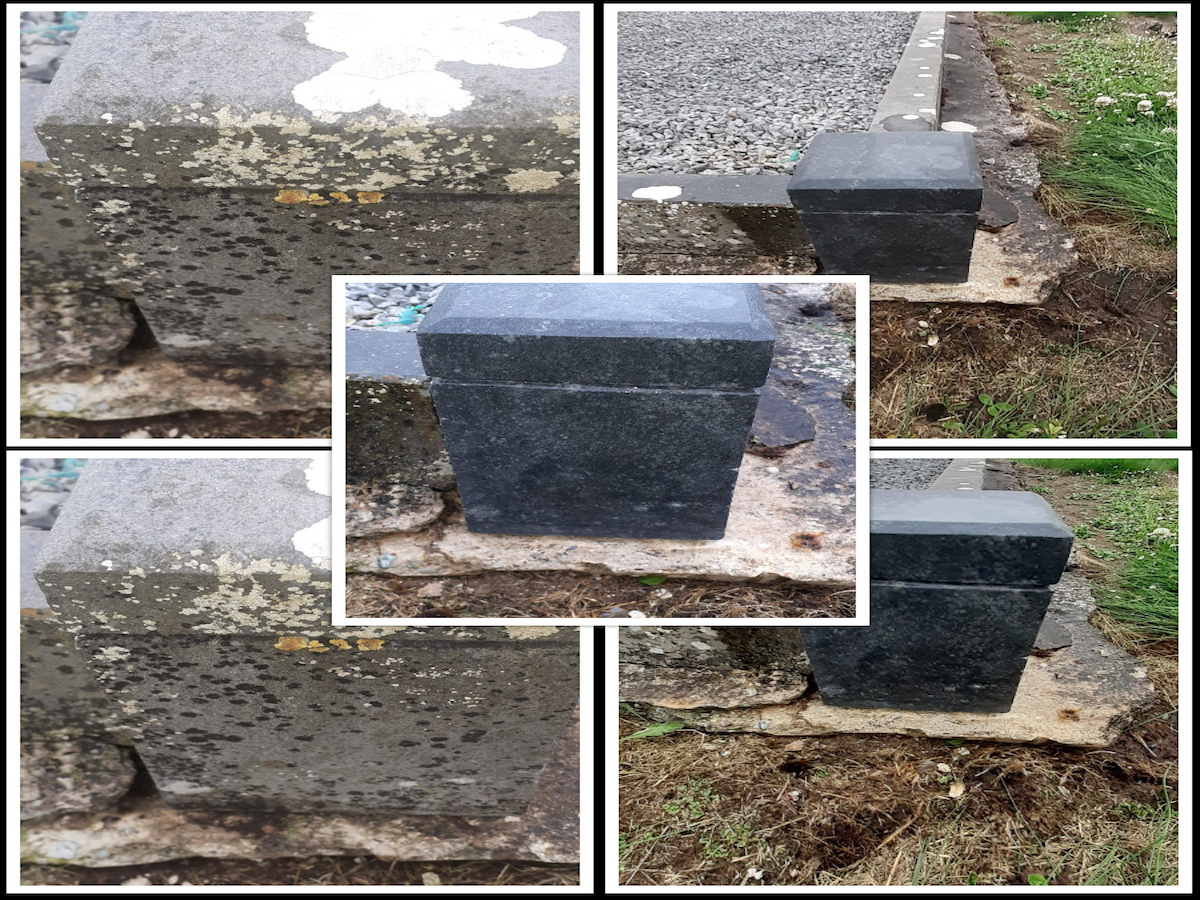 Grave Headstone Surround Maintenance